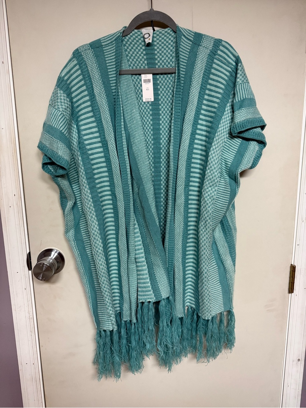Akemi + Kin Anthropology Teal SS Cardigan